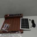 Automatic Chicken Coop Door Solar Powered, Extra Large Size, Anti-Pinch Design, Battery Powered Auto Chicken Door with Timer & Light Sensor, Solar Chicken Coop Door with Remote Control (50-100M) (13.8"L x 16.8"H, Brown)