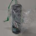 THERMOS FUNTAINER 16 Ounce Stainless Steel Vacuum Insulated Bottle with Wide Spout Lid, Galaxy Green