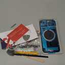 Back Glass Replacement Compatible with iPhone 14 Plus All Carriers 6.7" + Pre-Installed Plate and Camera Frame + Professional Tools (Starlight)