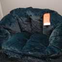 Big Joe Milano Bean Bag Chair for Kids, Teens, Adults, Ultra-Soft Emerald Plushie Polyester Blend, Lightweight Seat for Reading Nook and Gaming, 2.5 Foot Refillable