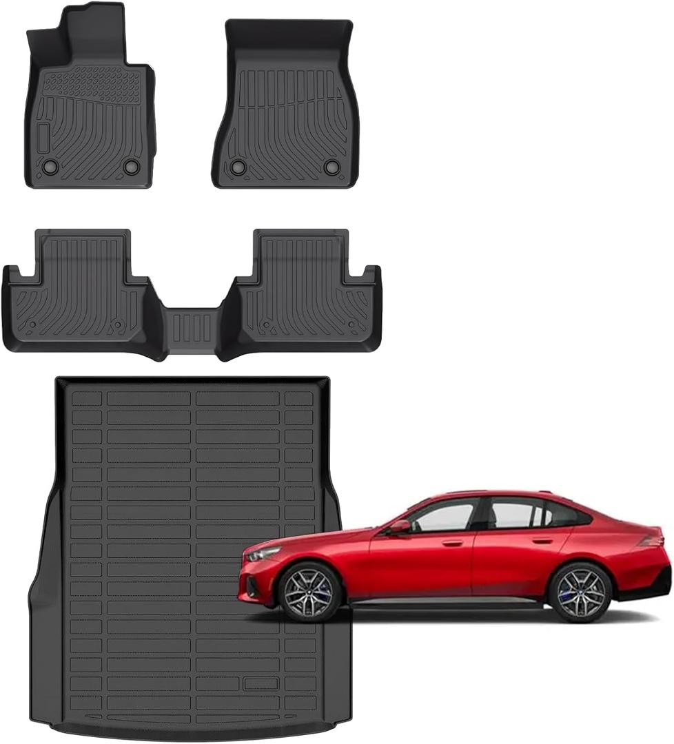 for BMW I5 Floor Mats 2024 2025 2026,Car Mats for BMW i5 All Weather Floor Mats Cargo Liner Accessories Anti-Slip Car Mat 2024-2026