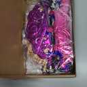 72 Pcs Foam Crowns Set, Multi-Color Princess Tiaras Crown with Crystal Diamond Stickers DIY Crown Party Favor Set for Birthday Parties, Role-Playing, Craft Classes (36 Crowns + 36 Stickers)