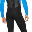 O'Neill Men's Reactor-2 3:2mm Back Zip Full Wetsuit, Lightweight Warmth with Good Flexibility for Surfing, Paddleboarding, Kayaking (Blue, S)