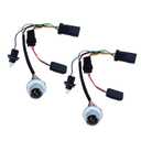 Converters Harness Adapters for Dodge Ram 2013-2018, 2Pcs, Red, Automotive Tail Light Adapter, Wiring Adapter