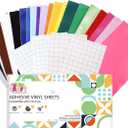 UCEC Smart Vinyl Removable, Matless Cutting, 27 Pack(5.5x12in) 22 Colors - DIY Projects, Decor Sticker, Accessories and Supplies, Decoration Vinyl