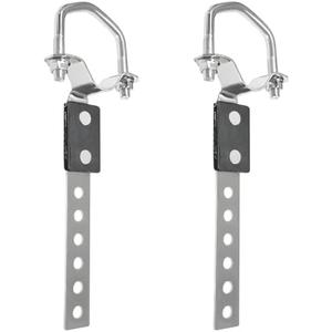 2 Pcs Heavy Duty Exhaust Hangers, Flexible Swivel Muffler Hanger Tail Pipe Hanger, Universal Exhaust Tailpipe Bracket for Most Car Truck Exhaust Systems, Fits 1-1/2" - 2.5" Pipe