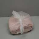 Yimobra Light Pink and White Bathroom Rugs Non Slip Washable, Ultra Soft and Water Absorbent Bath Mats, Plush Fluffy Shower Mat Outside, Microfiber Thick Matts for Bathroom Floor/Sink, 24x17