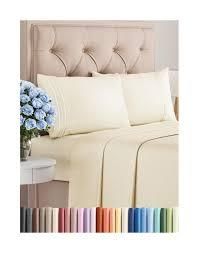 Full Size 4 Piece Sheet Set - Comfy Breathable & Cooling Bed Sheets Set - Hotel Luxury Bedding for Women, Men, Kids, Teens, Boys & Girls - Deep Pockets, Ultra-Soft, Wrinkle Free - Oeko-Tex 