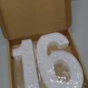 16th Birthday Decorations for Girls Boys,Sweet 16 Party Decorations for Centerpieces Table,Light Up Numbers Sweet 16 Sign for Party Backdrop Wall Decor for 16th Wedding Anniversary Decoration