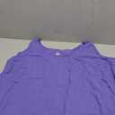 JUST MY SIZE Womens Plus Size Cotton Jersey Shirttail Tank Top, Plus Sleeveless Shirts (32, Petal Purple)