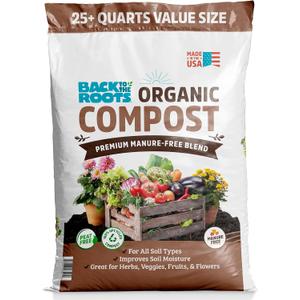 Back to the Roots 25.7qt (1 Cubic ft) Organic Premium Compost