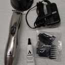 Andis 32810 Slimline Pro Cord/Cordless Beard Trimmer, Lithium Ion T-Blade Trimmer, Close Cutting T-Blade Zero Gapped, Chrome