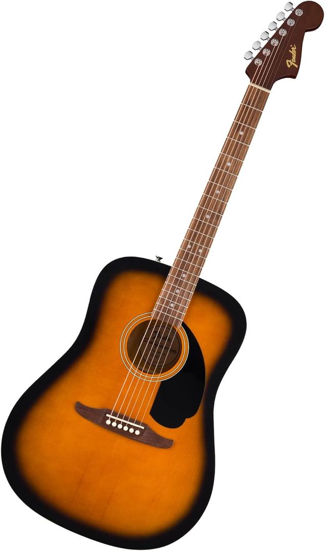 Fender California Debut Redondo Series Acoustic Guitar, Beginner Guitar, 2-Tone Sunburst