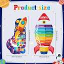 3 x Fainne 2 Pcs Large Growth Mindset Posters Space Themed Classroom Decoration, 27 x 13.4 inches