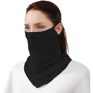 Cooling Balaclava Face Mask UPF 50 Sun Protection Breathable Neck Gaiter Golf Hiking Running Cycling Outdoor Sports, XXS/XS
