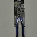 Klein Tools J2000-9NECRTP Side Cutter Linemans Pliers, Made in USA, with Tape Pulling and Wire Crimping, High Leverage, 9-Inch