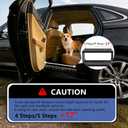 Dog Steps for Car, Truck, SUV, Dog Stairs for Car with Upgraded Non-Slip Surface, Foldable Dog Ramp for Car, Pet Stairs for Large Dogs, 4 Steps