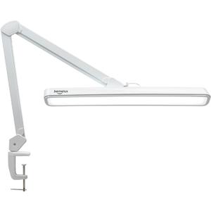 LED Architect Desk Lamp, 2500 Lumens, Dimmable, Metal Swing Arm, 5 Color Temperatures, 30W, Ideal for Task Work, Drafting, Reading, Clamp-on Office Table Lamp with 324 Bright LEDs(White,30CCT)