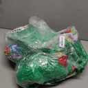 Fovths 8 Pack Luau Grass Table Skirt Natural 9 Feet x 29.5 Inch Hawaiian Table Skirt for Tropical Hawaiian Party Decorations Luau Party Costume Party, Green