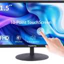 Touchscreen Monitor 21.5" FHD 1080P Multi-Touch Screen HDMI VGA Type-B Dual Speakers,75Hz,VESA,Brightness 300cd/m,Tilt Adjust,PC Office Laptop Business Computer Desktop Touch Display
