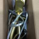 Globe Electric 52097 Pratt 18" Desk Lamp, Matte Brass Finish, Adjustable Height, in-Line Rocker On/Off Switch