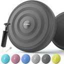 FITMIND Inflated Wobble Cushion,Circular Non-slip Texture for Comfortable Sitting,Extra Thick Dyna Disc with Pump for Core Strength,Wiggle Seat to Improve Posture,Fitness,660lb Load Capacity 2pcs