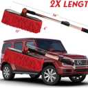 Car Duster Exterior Scratch Free,Soft Car Brush Kit for Truck,SUV,RV and Motorcycle,Wax Cotton Hair,Dusters with Extendable Handle,Duster for Cleaning,Dust Pollen Removing,No Lint