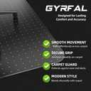 Office Chair Mat for Carpet - 36x48 Inch Plastic Computer Desk Floor Protectors for Chairs Clear Under Desk Rug Pad for Rolling Gaming Chair