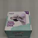 Door Lever Lock (3 Pack) Prevents Toddlers from Opening Doors. 3.25" L * 1.5" W * 4.5" H Easy One Hand Operation for Adults. Durable ABS with 3M Adhesive Backing. Simple Install, No Tools Needed.