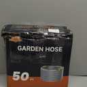 Girafe Tools Garden Hose 50ft x 3/4", 304 Stainless Steel Metal Water Hose, No Kink Garden Water Hose with 9 Pattern Spray Nozzle, Flexible, Lightweight, Kink Free Hose for Yard, Outdoor