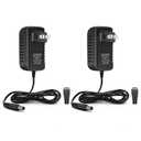 12V 1A LED Power Supply, 12W AC Adapter Power Supply, 100-240V AC to 12V DC Transformer, 12V Power Supply for LED Strip Lights, Wall Plug Power Adapter with 5.5/2.1 DC Female Connector (2 Pack)