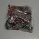cnomg 108pcs Artificial Pine Cones Pine Branch Set, Fake Natural Pinecones Acorns Red Berries Christmas Decor Ornaments for Home Winter Decorations (108, Multicolor)