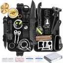 Survival Kit 35 in 1, First Aid Kit, Survival Gear, Survival Tool Gifts for Men Boyfriend Him Husband Christmas Camping, Hiking, Hunting, Fishing