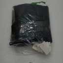 Screen Door for Entryway Window 44 x 29 inches (112 x 74 cm) Divider Curtain Automatically Closes Door/Veranda/Entryway, Black