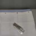 Americanflat 71x74 Light Blue Ombre Shower Curtain - Water-Resistant Long Shower Curtain with Durable Grommets and 12 Hooks - 100% Polyester