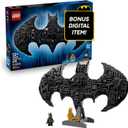 LEGO DC Batman: Batman Logo Building Toy - Super Hero Bedroom Decor for Kids, Boys & Girls, Ages 12+ - with Classic & Golden Batman Minifigures - Gift Idea for Birthdays & Fans - 76330