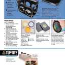 Tuf-Tite 6 Hole Drain Distribution Box with Lid and Seals