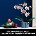 LEGO Botanicals Orchid - Artificial, Fake Indoor Flowers Building Set for Home, Kitchen, Desk Decoration, Adults Ages 18+ - Gift for Birthdays - 10311 (EXP 02/28/27)