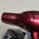 Infiniti PRO CONAIR Hair Dryer with Diffuser, Professional AC Motor, Tourmaline Ceramic Technology Blow Dryer, Includes Concentrator and Blowout Brush, Burgundy