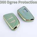 Key Fob Cover for Cadillac,Soft TPU Key Case Shell Compatible with Cadillac 2020 2021 2022 ATS CT5 CT6 XT4 XT8 XTS