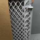 Toddleroo by North States - Superyard Duo Extra Wide Baby Gate & Play Yard: 6 Panel Playpen - Included Wall Mount Kit - Made in USA - 38.5 to 201 Inches W - 26 Inches T - Light Gray