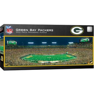 MasterPieces 1000 Piece Sports Jigsaw Puzzle - NFL Green Bay Packers Center View Panoramic - 13"x39"