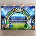 Fabric 7x5ft Football Tournament Photography Backdrop 2026 Soccer Sports Stadium Goal Atmosphere Background Indoor Outdoor Fan Party Decorations Photo Props
