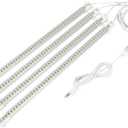 LED Grow Light Strips, Full Spectrum Grow Lights for Indoor Plants with Auto On/Off 3/9/12H Timer, 192 LEDs
