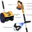 Cordless Snow Shovel Compatible for DeWalt 20V Battery with Brushless Motor, 12'' Cordless Snow Blower, Electric Snow Thrower, 6.2" Clear Depth with Front Handle for Deck,Patio(NO Battery)