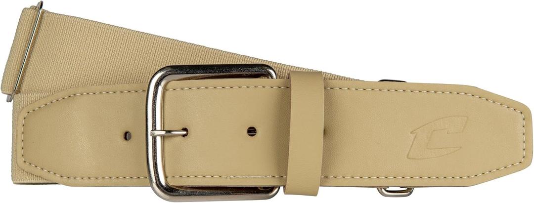 Champro Elastic Baseball Belt with 1.5-Inch Synthetic Tab (Youth, Vegas Gold)