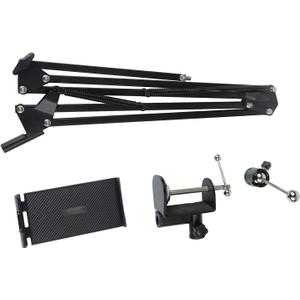 Adjustable Bed Phone Holder 360 Degree Rotation Tablet Stand with Charging Port Perfect for Bedroom Use