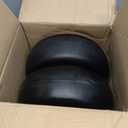 MaxAuto 11x4.00-5 Lawn Mower Tires Flat Free, Smooth 11x4 5nhs Zero Turn Front Wheels and Tire, 3/4" Bushings, 3" -3.5"-4"-4.5" Centered Hub, 350lbs Capacity, 2 Pack