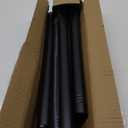Black Shower Curtain Rod 31 to 80 Inch,1 Inch Diameter Adjustable Spring Tension Stainless Steel Telescoping Rod,Easy Install,No Rust