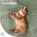 YJLMLY Chunky Knit Throw Blanket,60x80 Inch Heavy 6.8lbs, Hand Knit Chenille Couch Blanket, Soft Cable Knit Gift for Women Mom Wife, Modern Home Decor